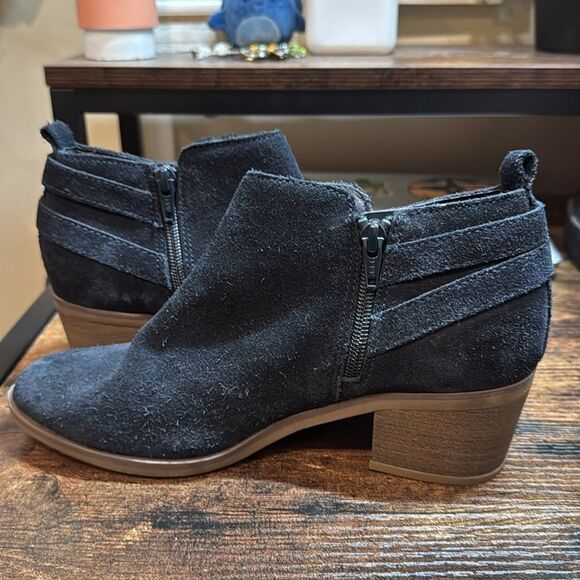Kohls Sonoma Navy Suede booties “Sonya” size 7 - Picture 6 of 10
